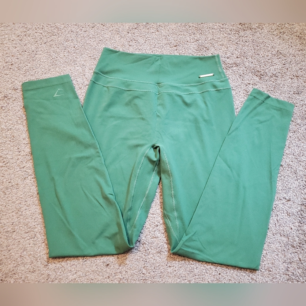 Gymshark x Whitney Simmons Palm Green Leggings size Medium